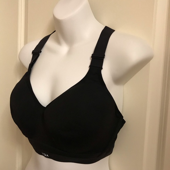 Victoria’s Secret VSX  Black Sports Bra, Underwire, 36D - Picture 1 of 5
